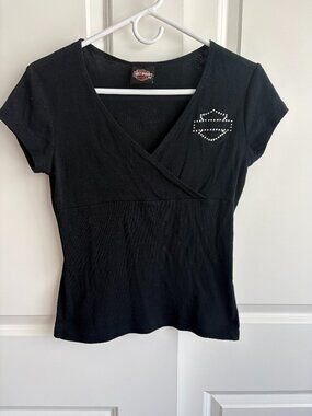 Harley Davidson V-neck t-shirt